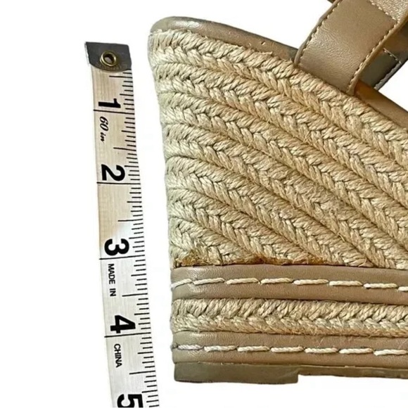 Charles by Charles David Women's Tan Espadrille Wedge Platform Sandals - Picture 6 of 6